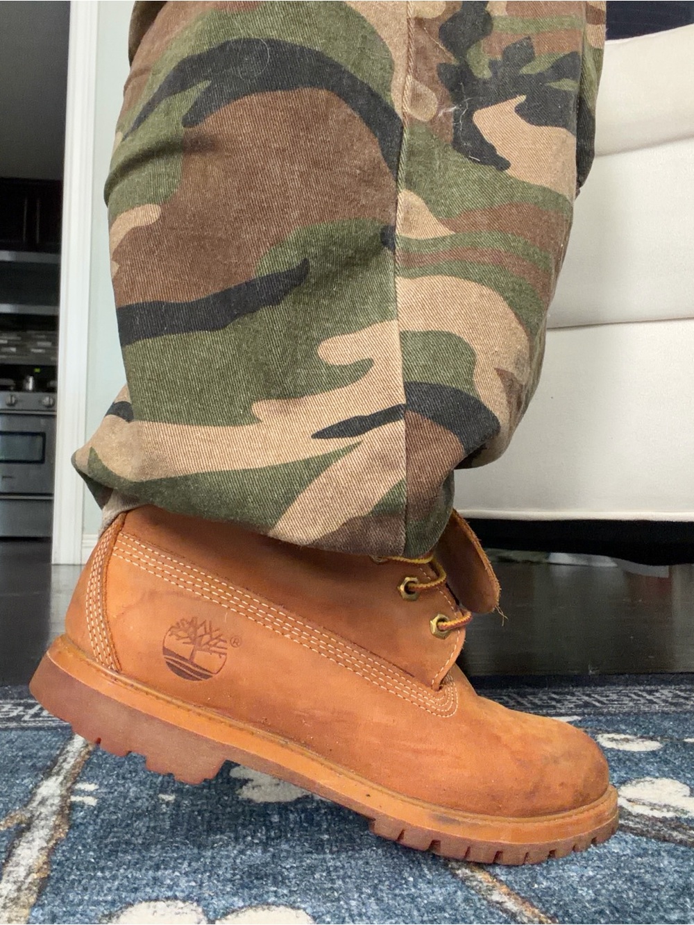 Timberland Women's Wheat Lace-Up Leather Boots 7.5 W